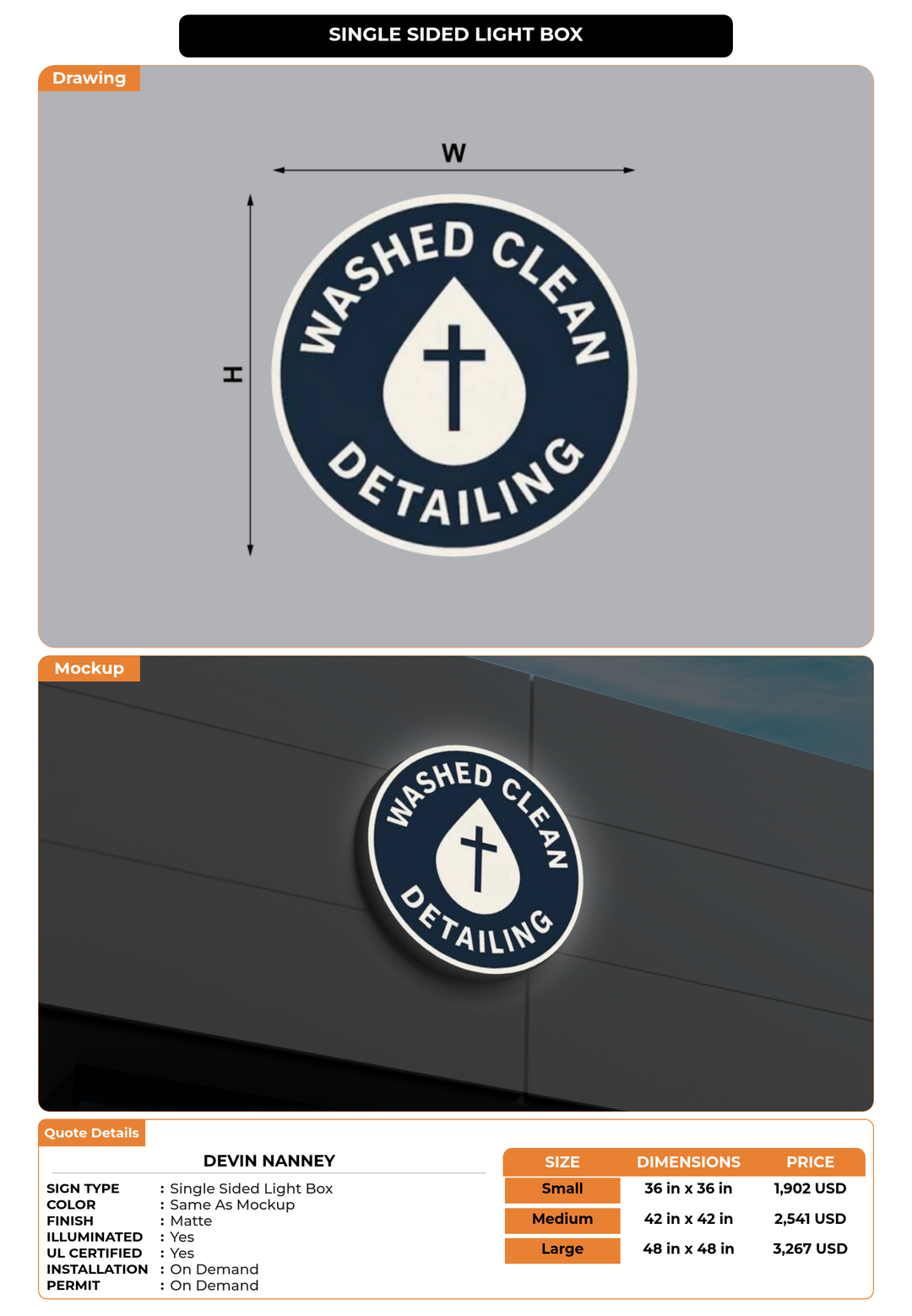 CUSTOM MOCKUP SIGN FOR Devin Nanney