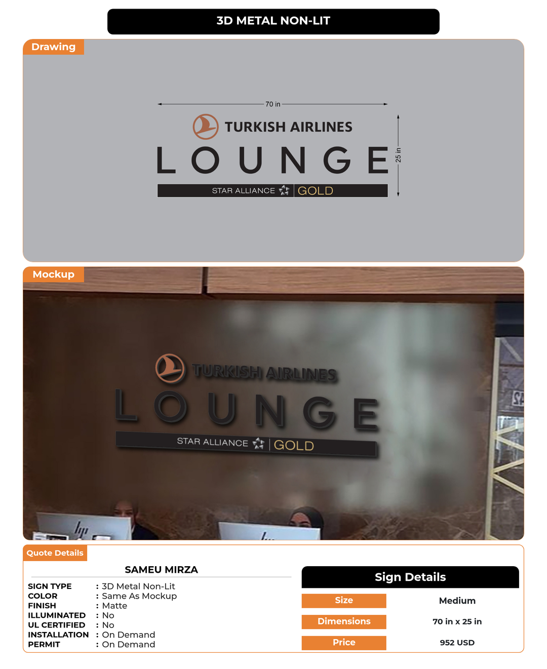 CUSTOM MOCKUP SIGN FOR Sameu Mirza