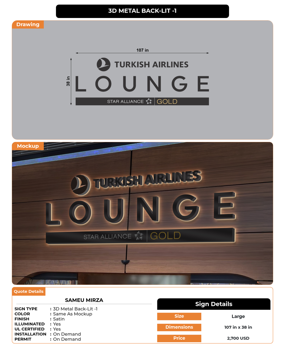 CUSTOM MOCKUP SIGN FOR Sameu Mirza