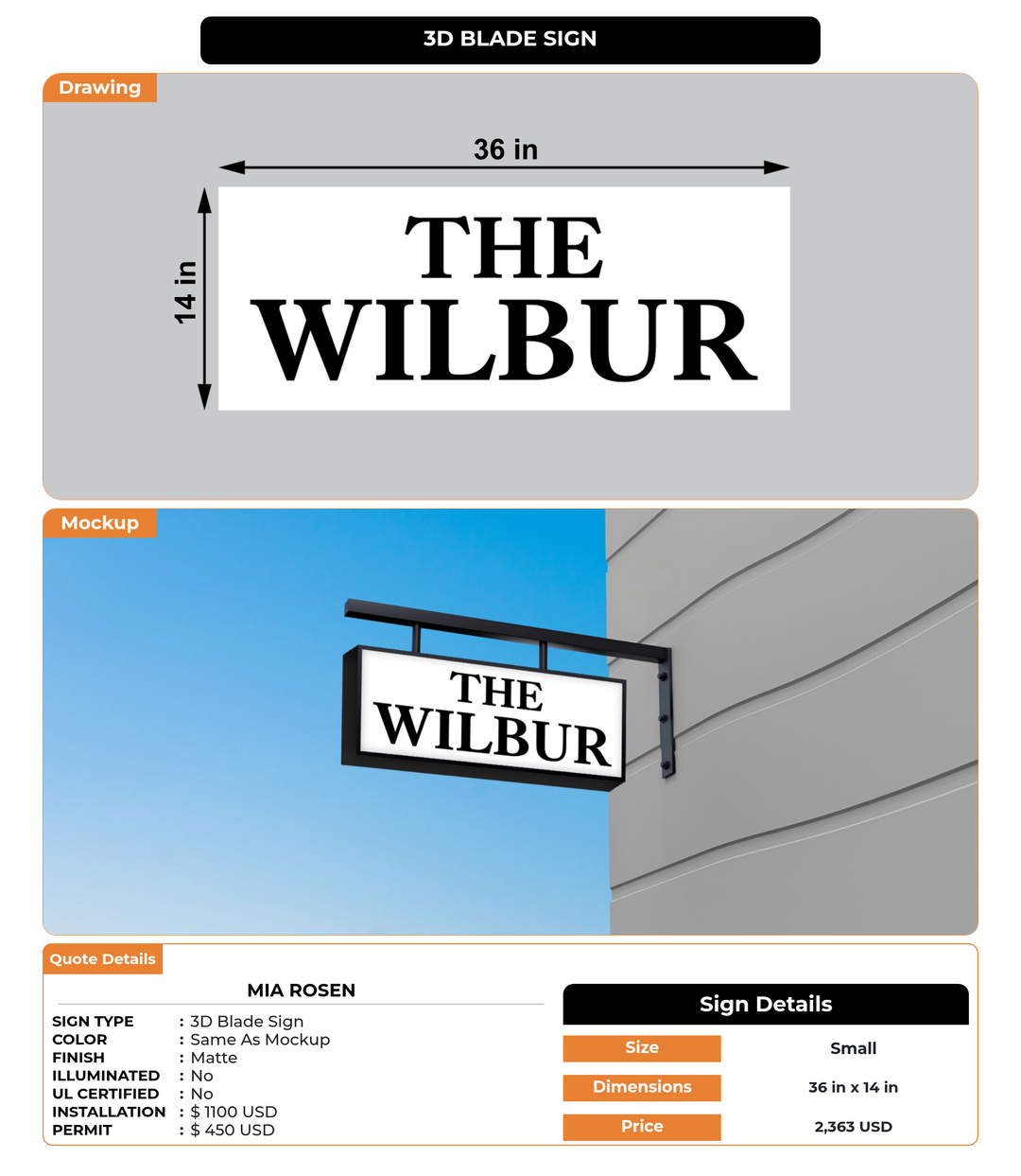 CUSTOM MOCKUP SIGN FOR Mia Rosen