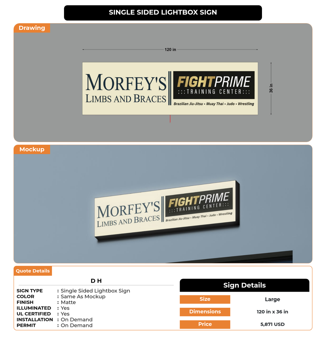 CUSTOM MOCKUP SIGN FOR d h