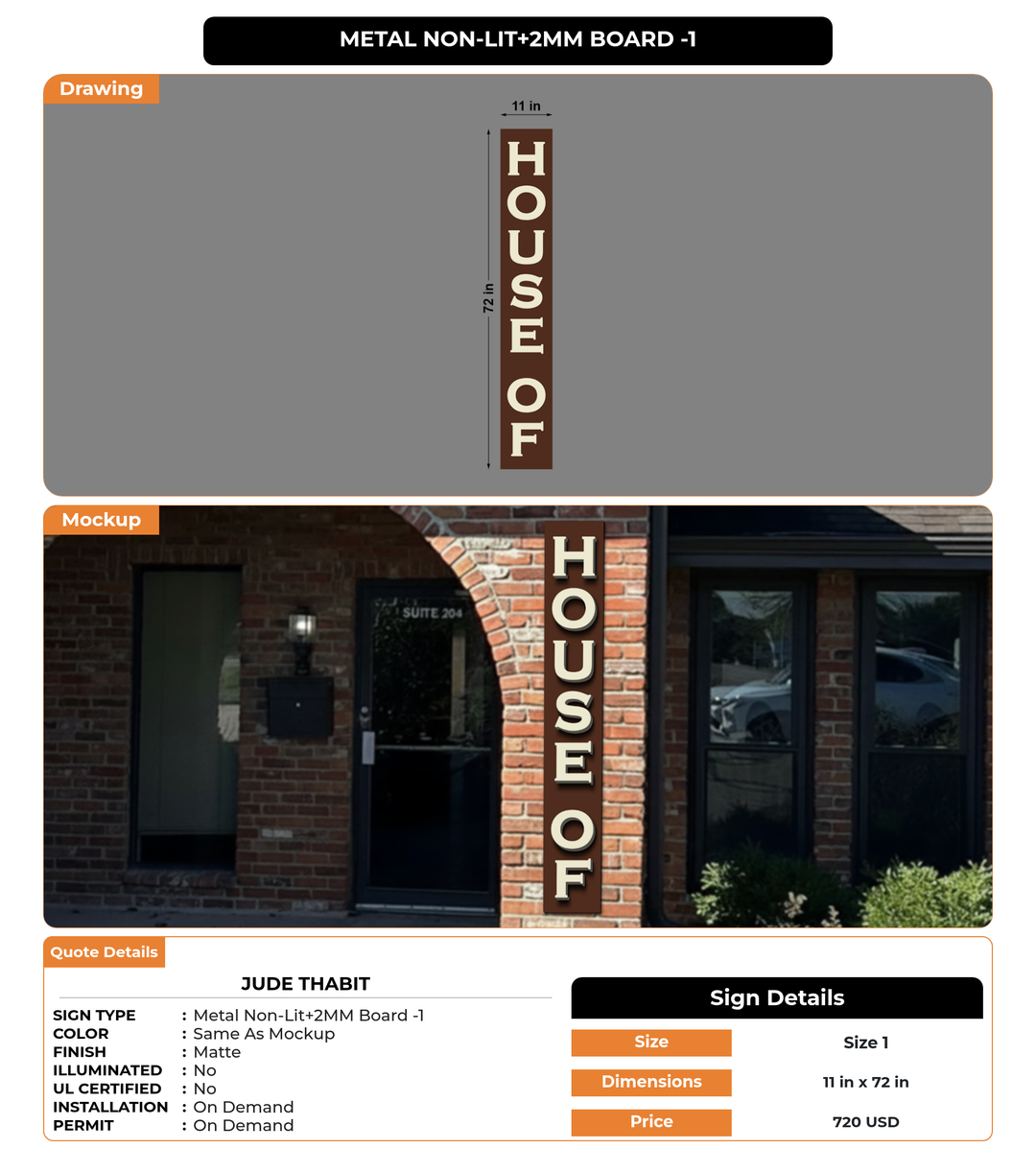 CUSTOM MOCKUP SIGN FOR Jude Thabit