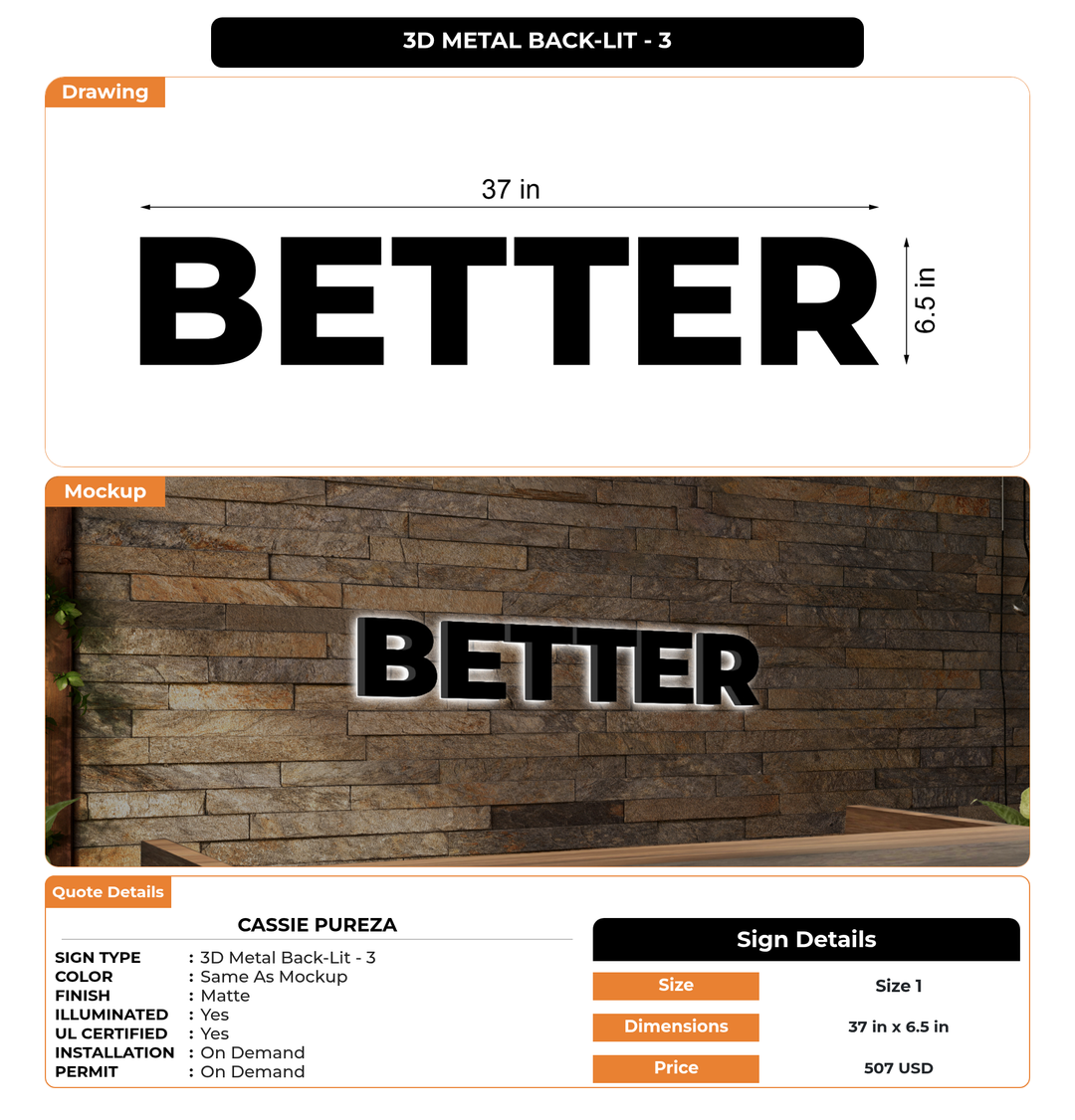 CUSTOM MOCKUP SIGN FOR Cassie Pureza