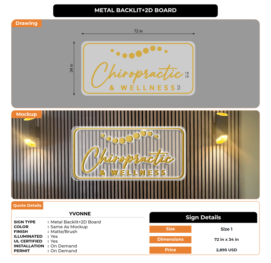 CUSTOM MOCKUP SIGN FOR Yvonne