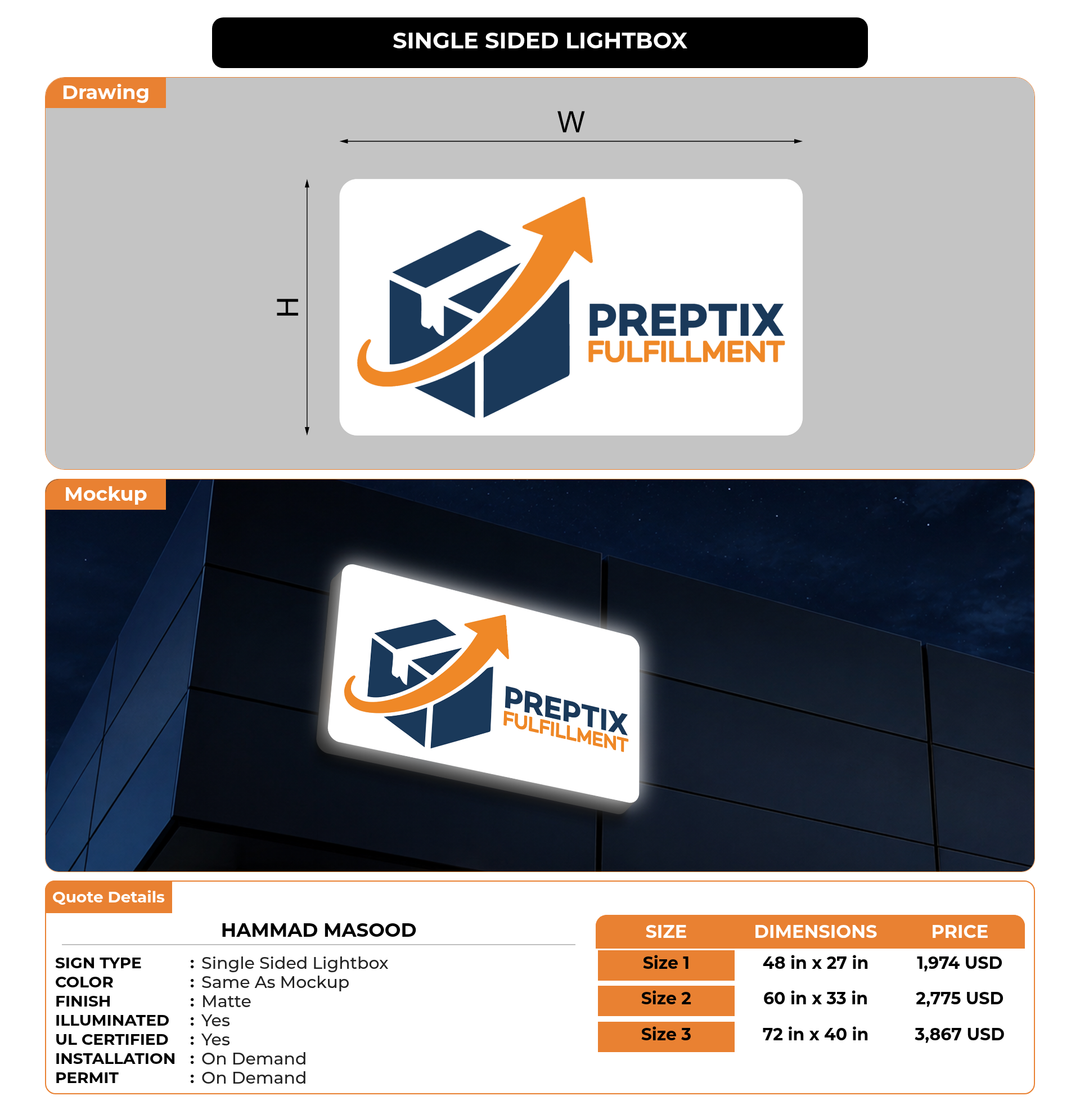 CUSTOM MOCKUP SIGN FOR Hammad Masood