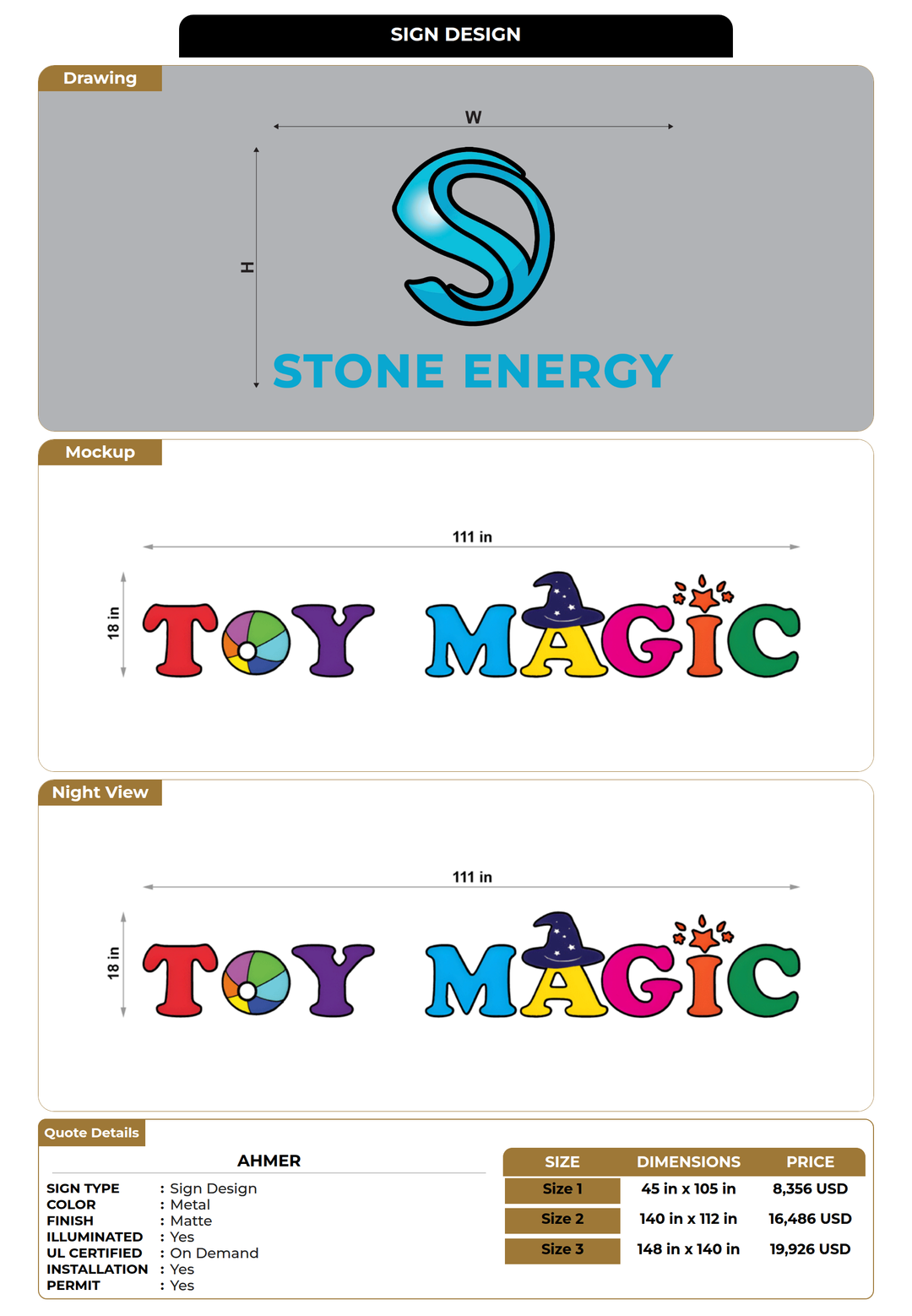 CUSTOM MOCKUP SIGN FOR Ahmer