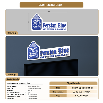 Custom Signs for Rast