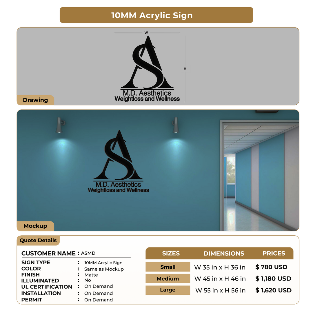 Custom Signs for ASMD