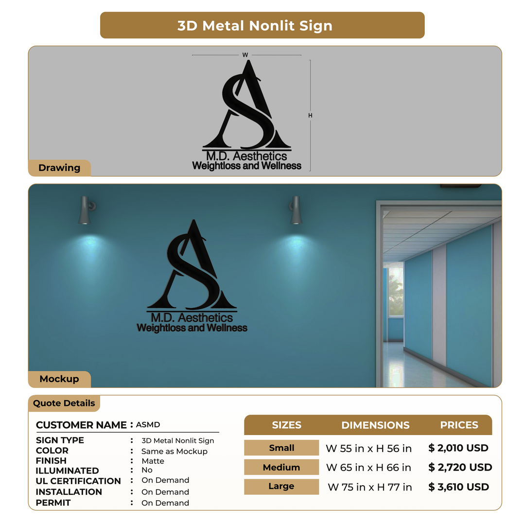 Custom Signs for ASMD