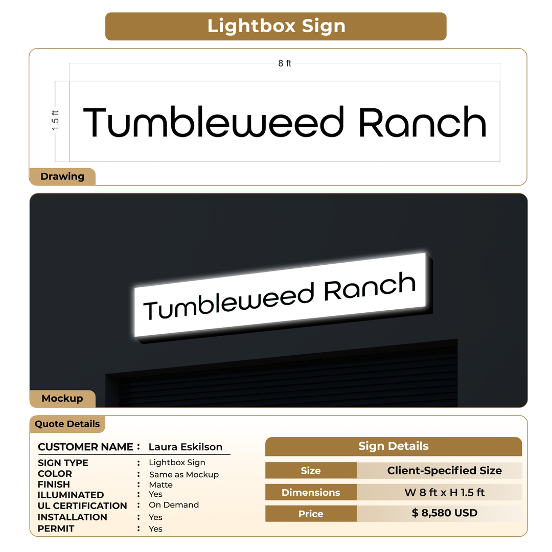 Business Signage for Laura Eskilson