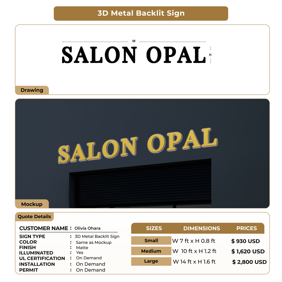 Custom Signs for Olivia Ohara
