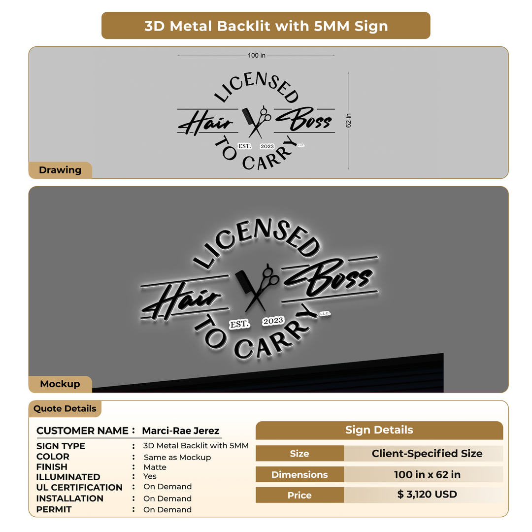 Custom Signs For Marci-Rae Jerez
