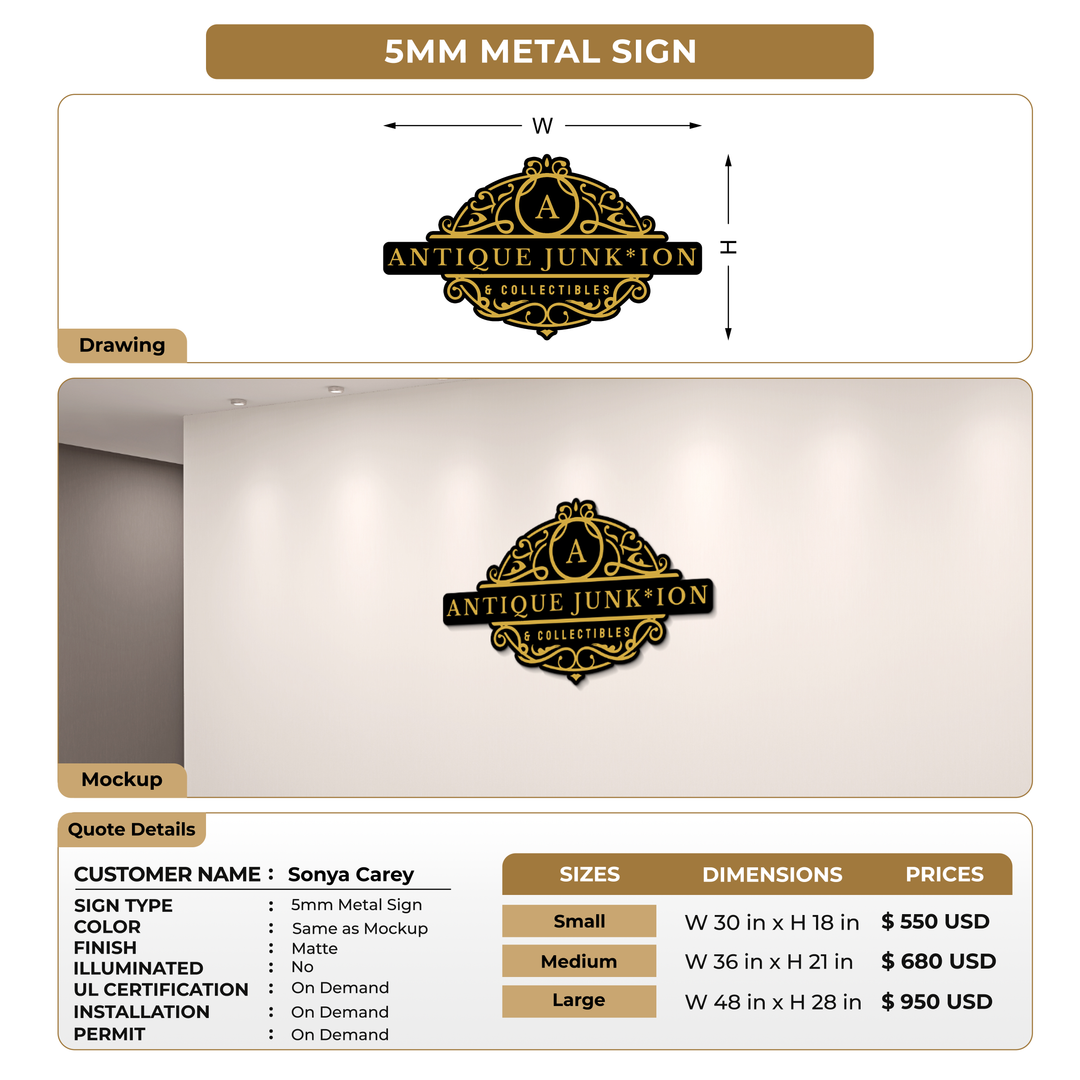 Custom Signs For Sonya Carey