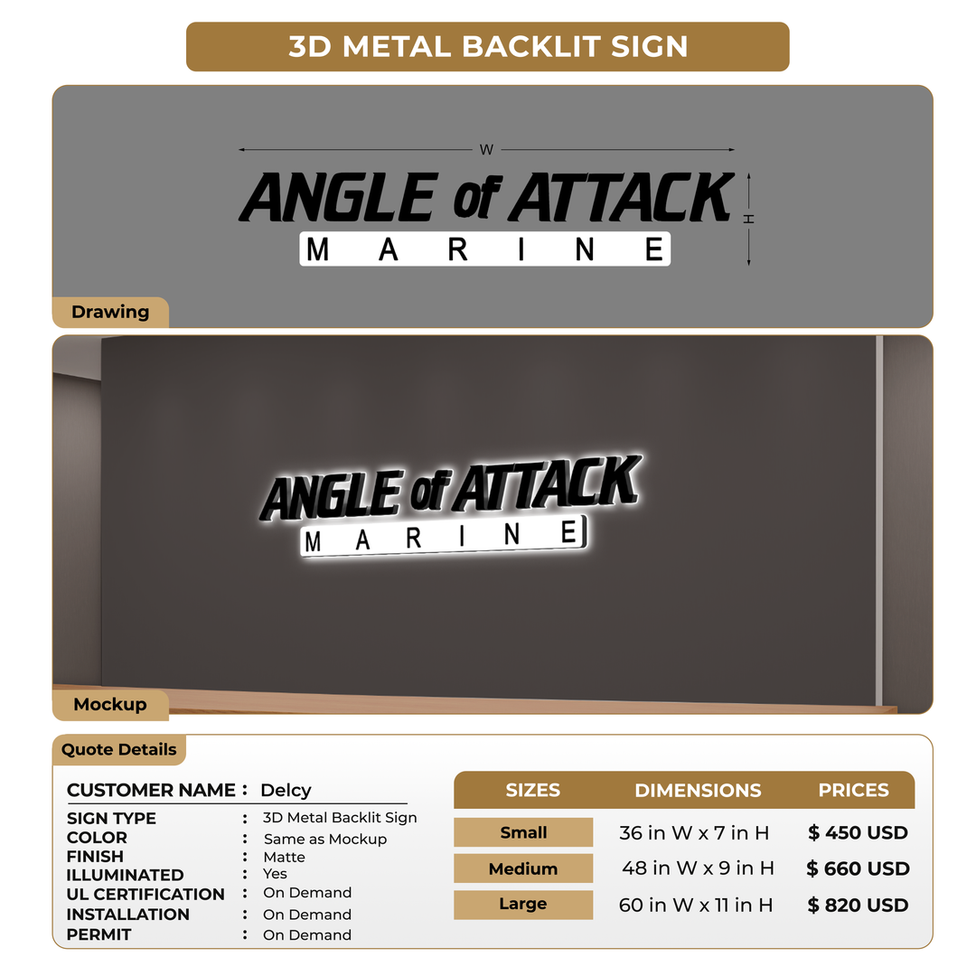 Custom Signs For Delcy