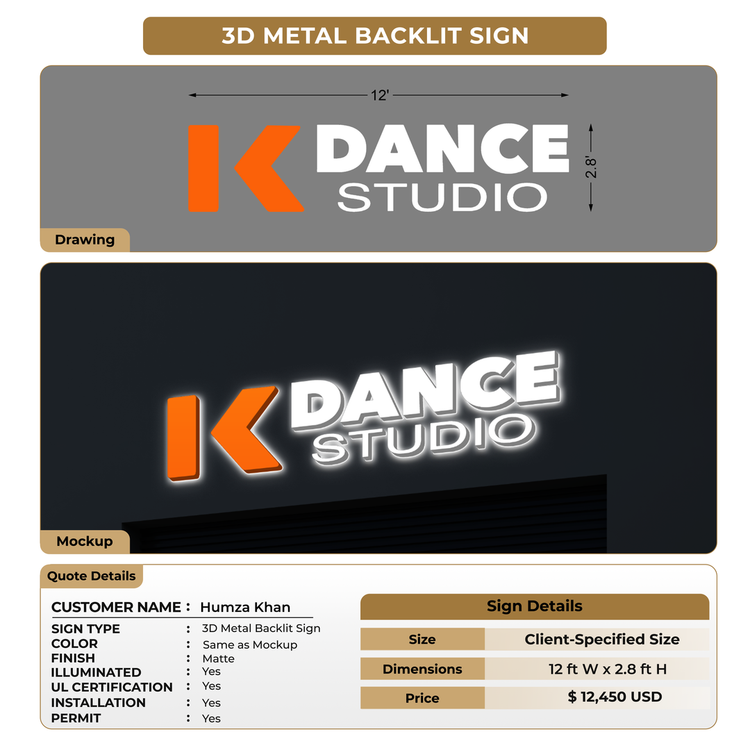 Custom Signs For Humza Khan