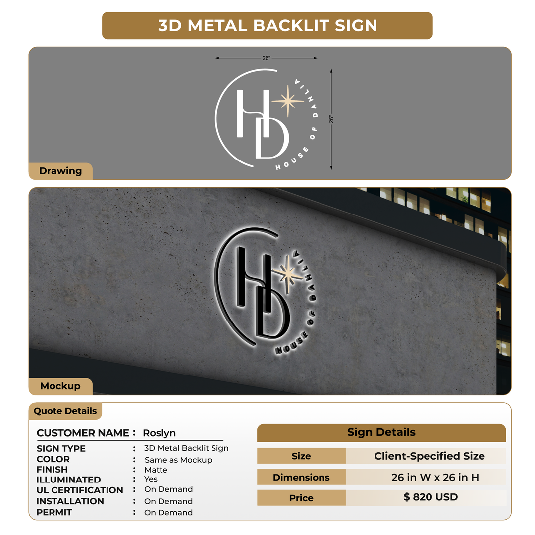 Custom Signs For Roslyn