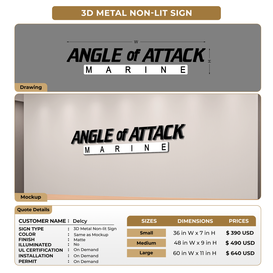 Custom Signs For Delcy