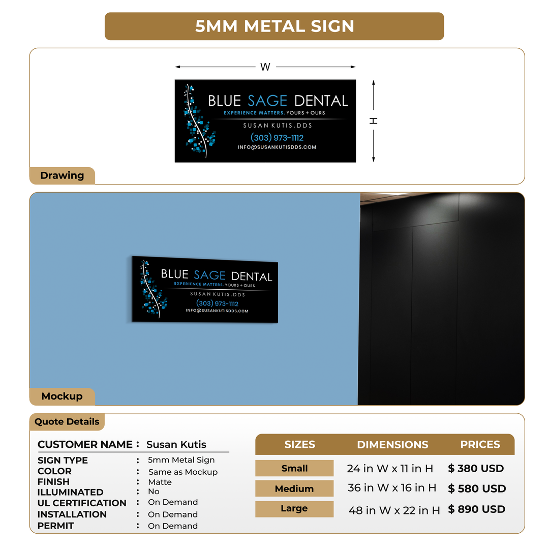 Custom Signs For Susan Kutis