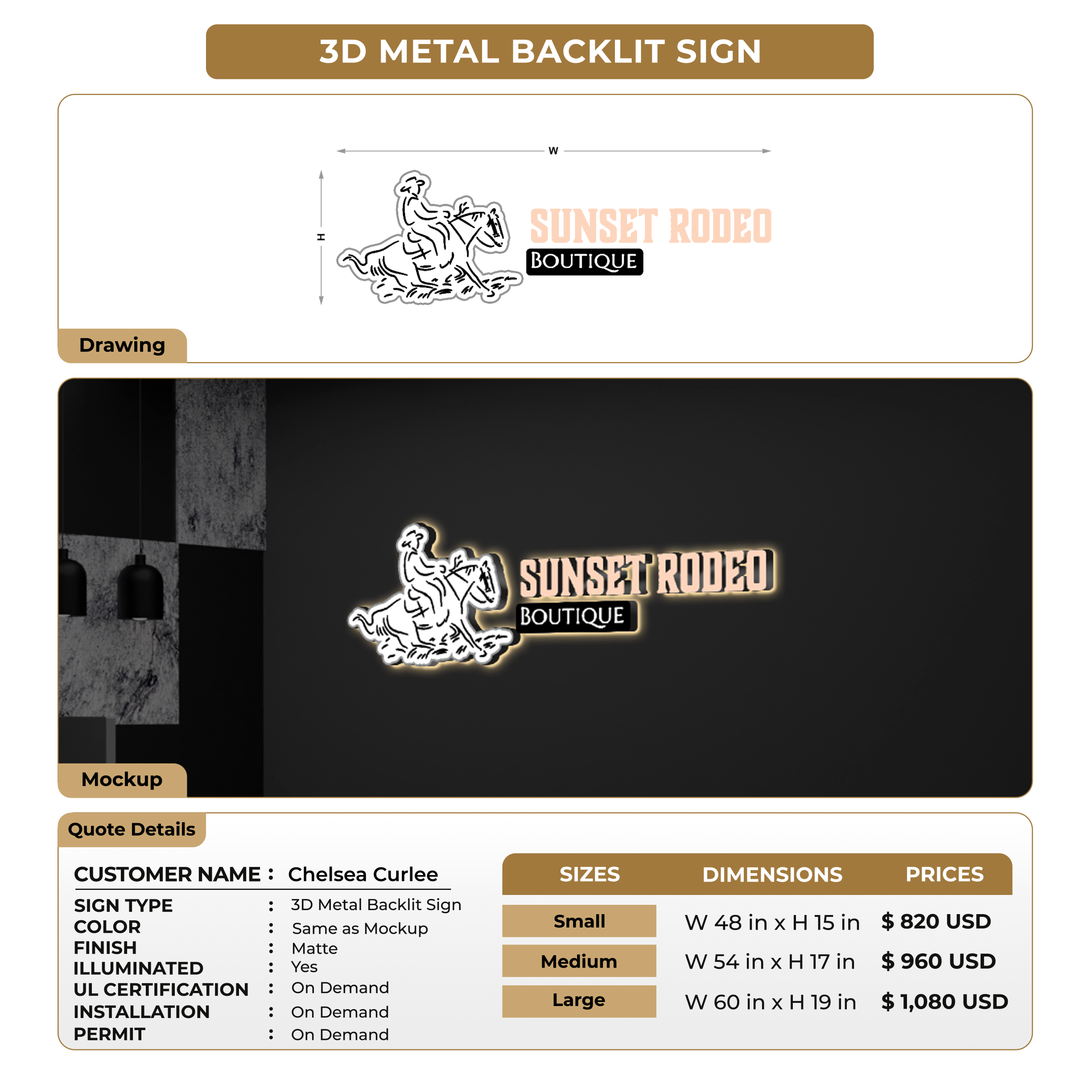 Custom Signs For Chelsea Curlee