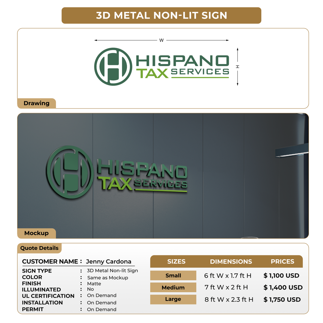 Custom Signs For Jenny Cardona