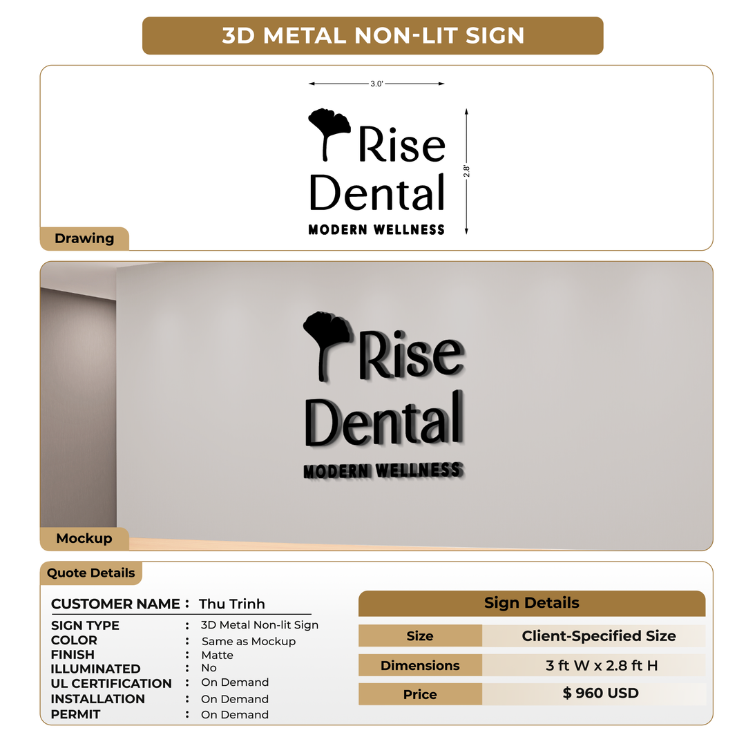 Custom Signs For Thu Trinh
