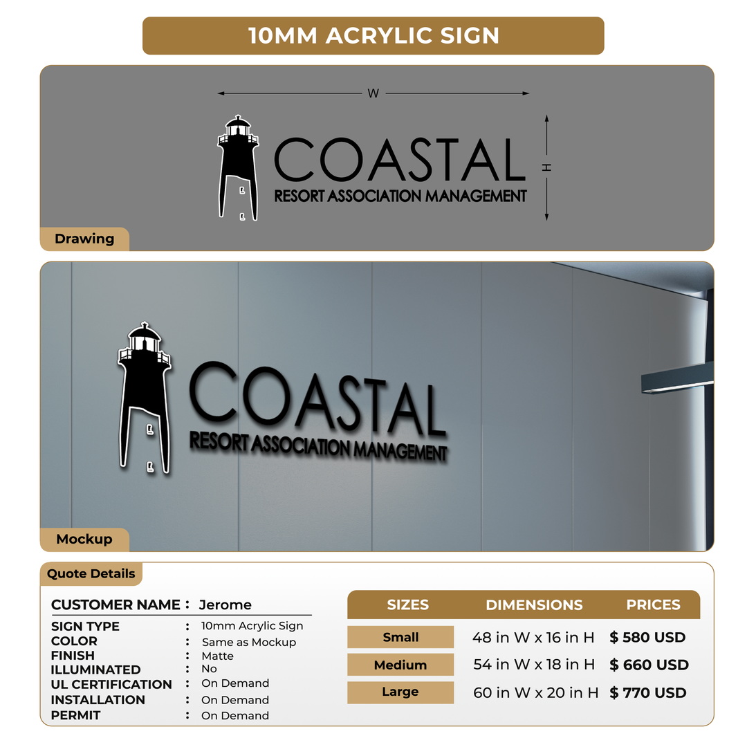 Custom Signs For Jerome