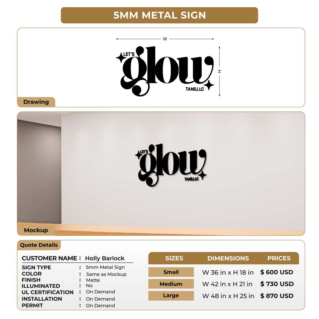 Custom Signs For Holly Barlock