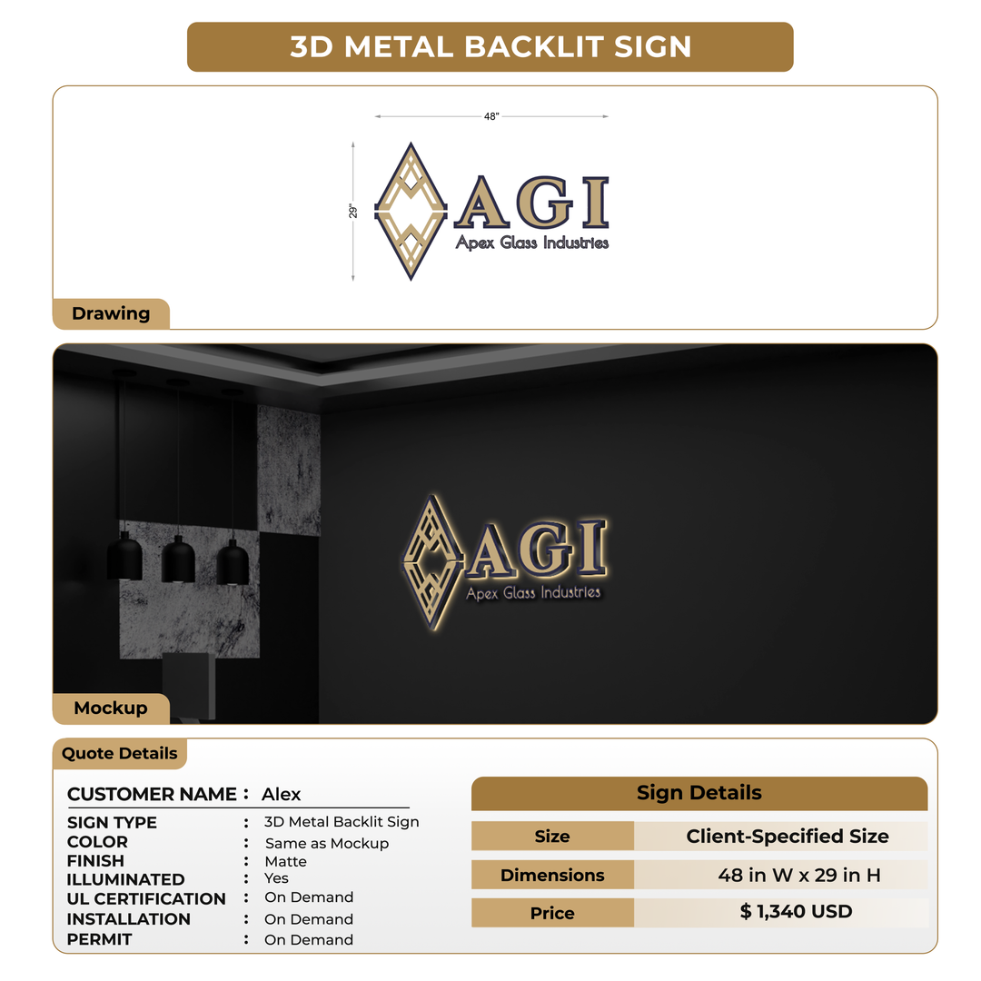 Custom Signs For Alex