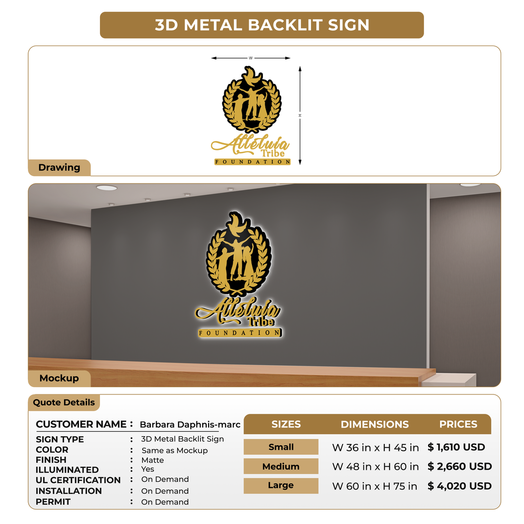 Custom Signs For Barbara Daphnis-marc