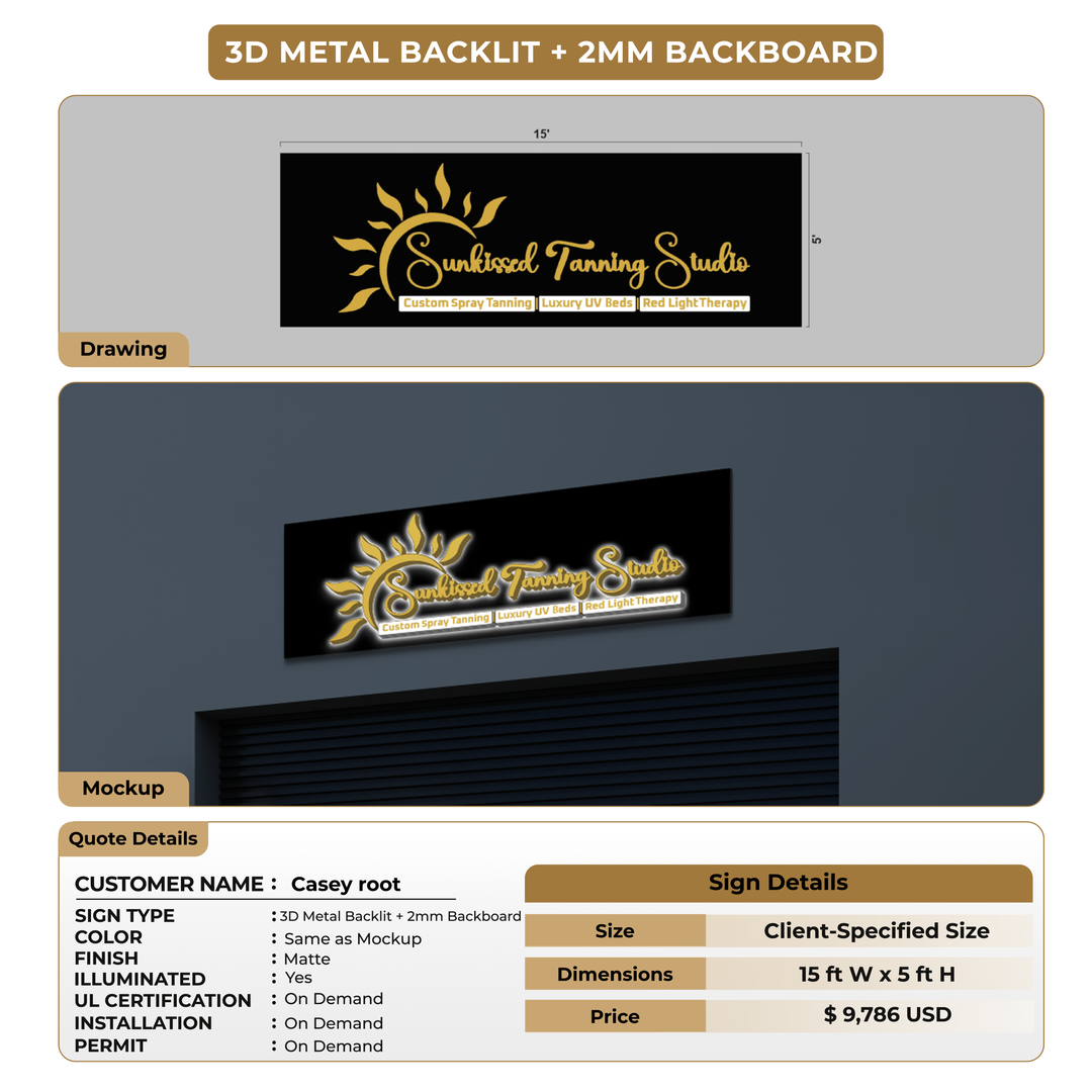 custom signs for Casey root