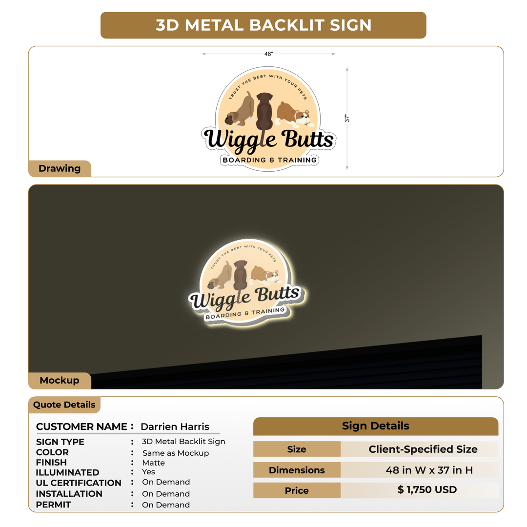 Custom Signs For Darrien Harris