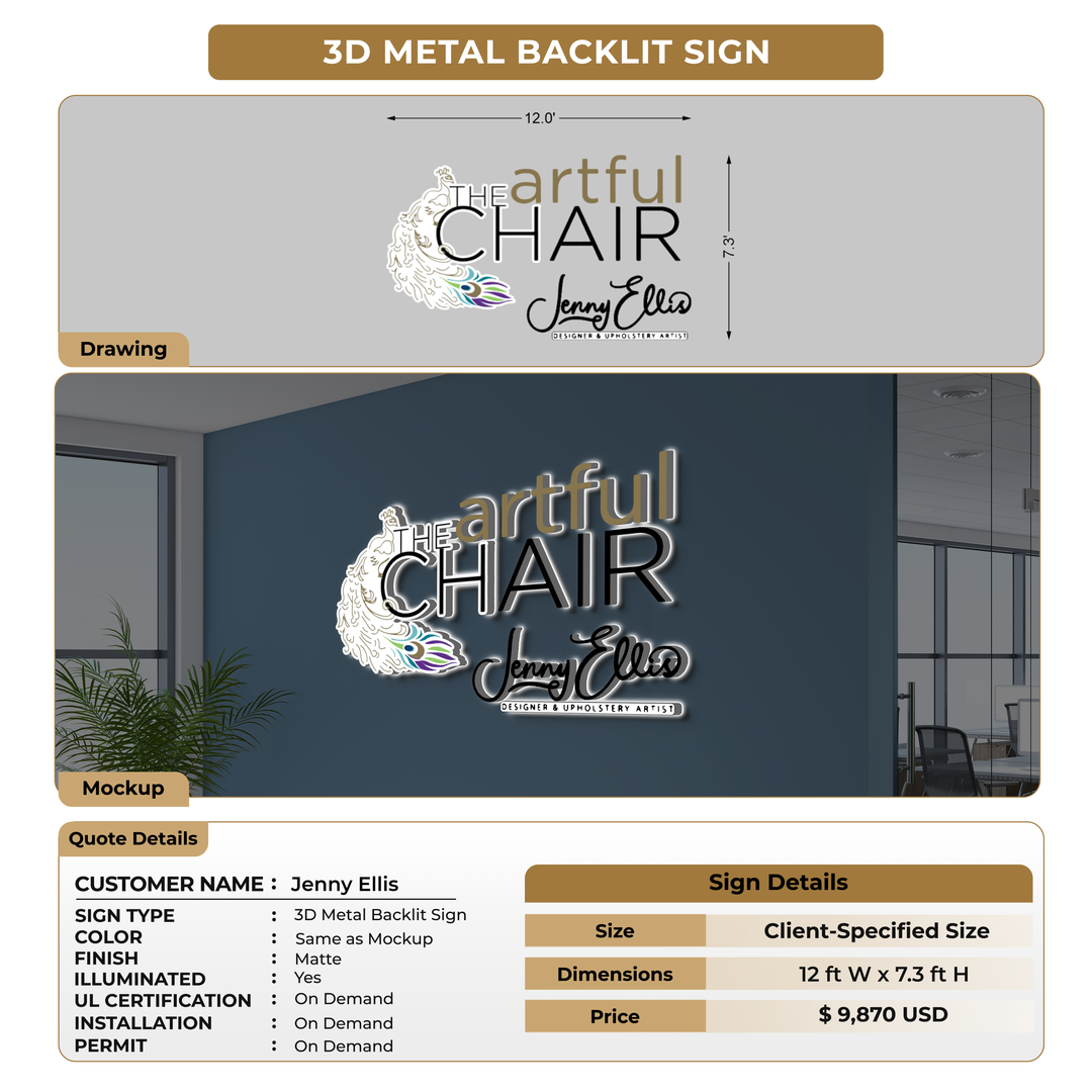 Custom Signs For Jenny Ellis