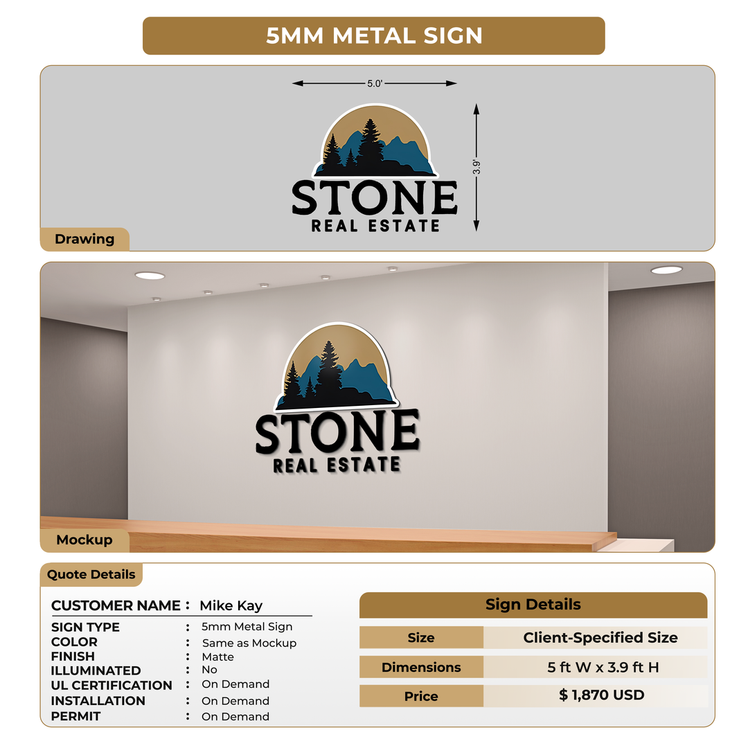 Custom Signs For Mike Kay