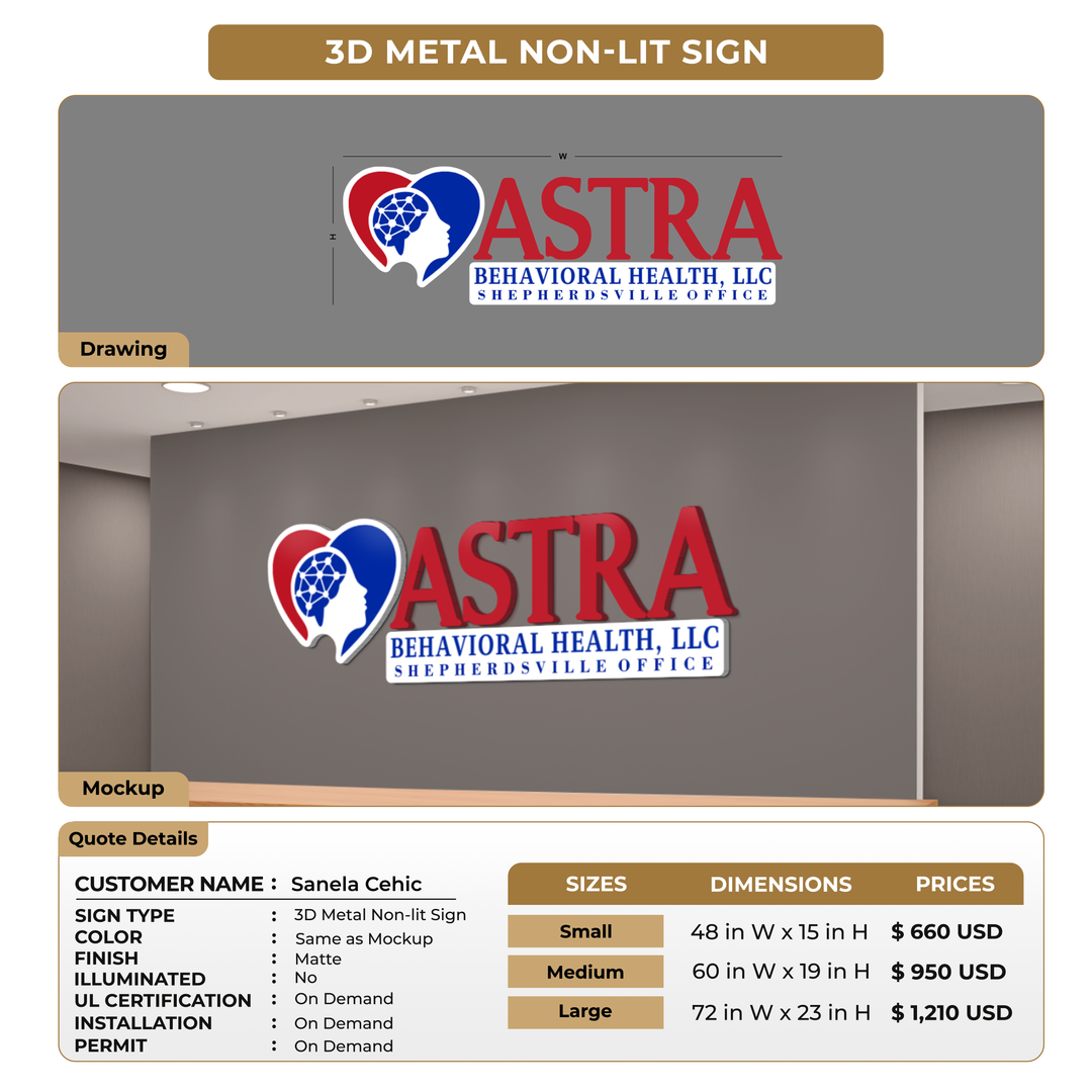 Business Signage for Sanela Cehic
