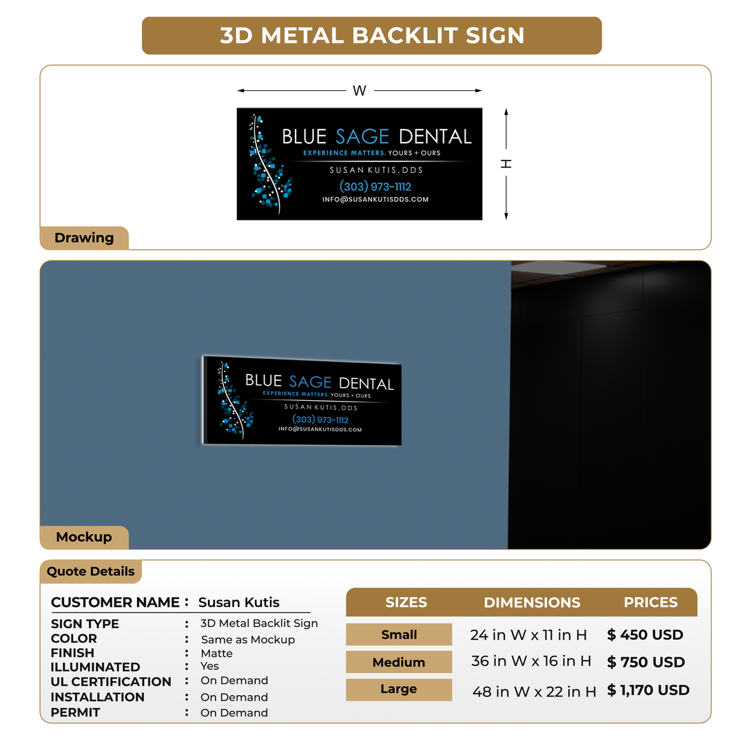 Custom Signs For Susan Kutis