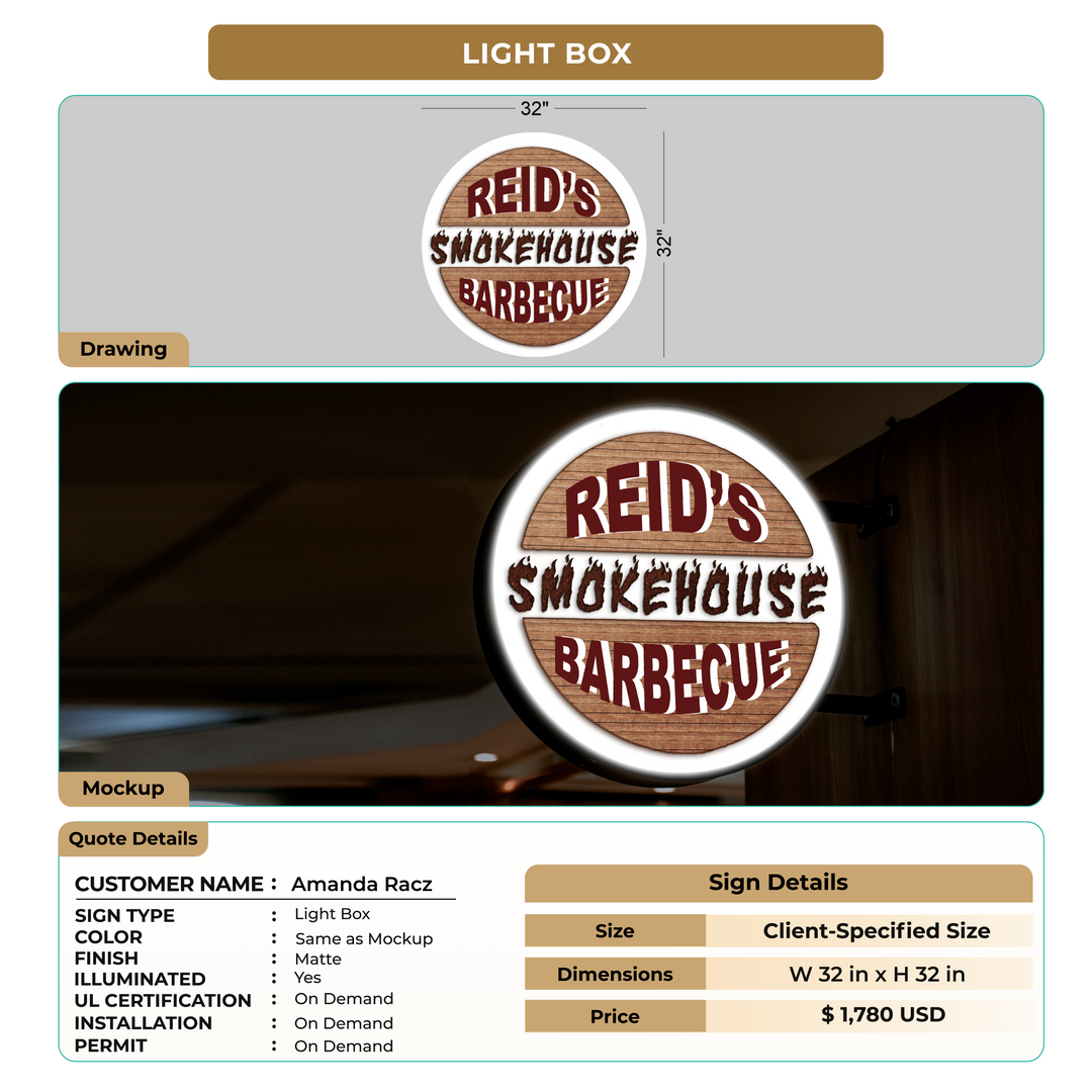Custom Signs for Amanda Racz