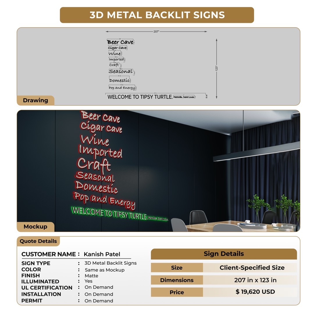10mm acrylic sign for Kanish Patel