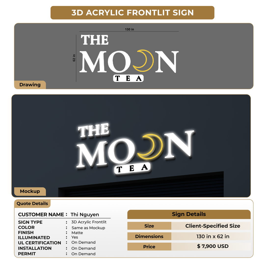 Business signage for Thi Nguyen