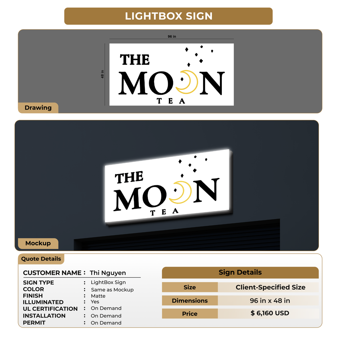 Business signage for Thi Nguyen