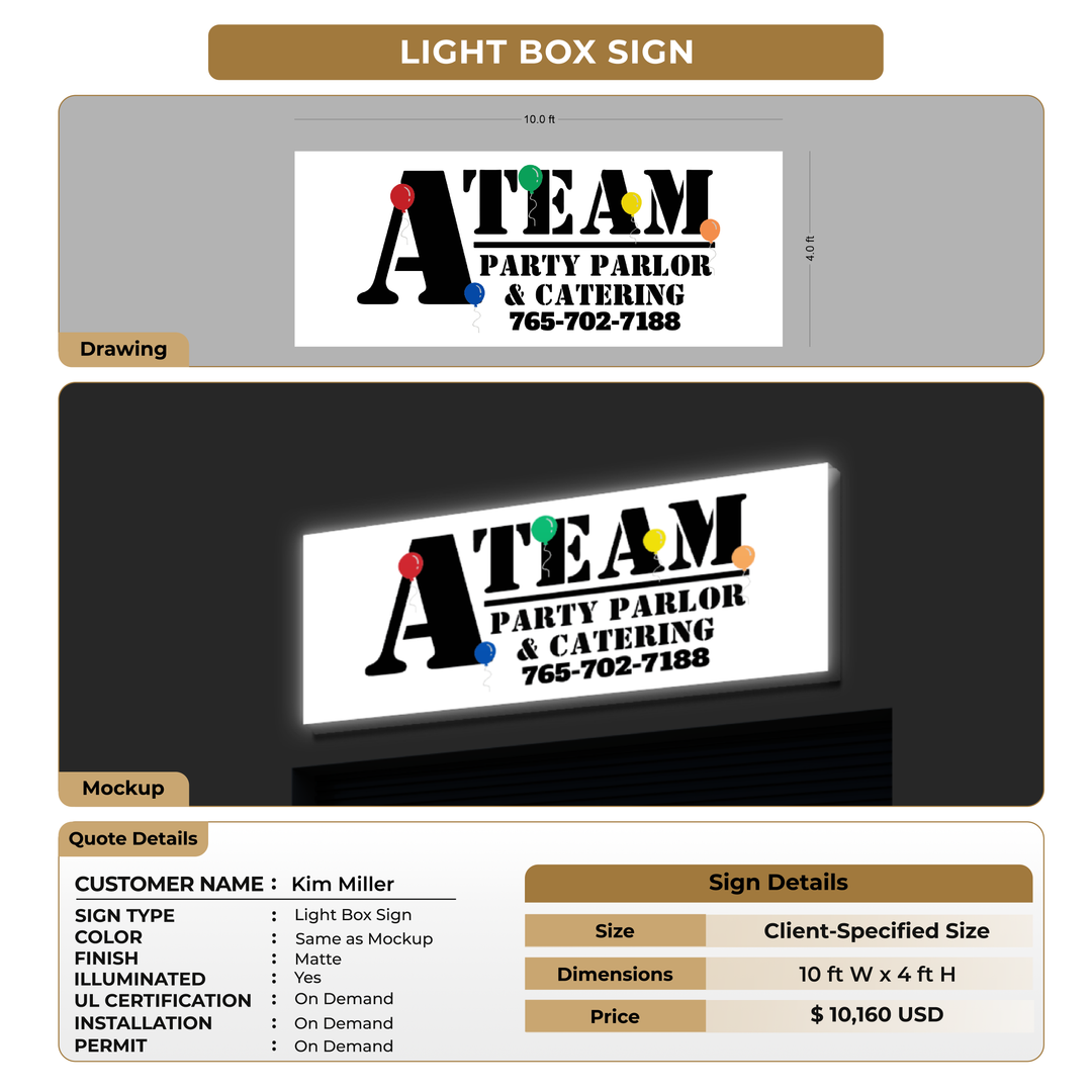 Lightbox For Kim Miller