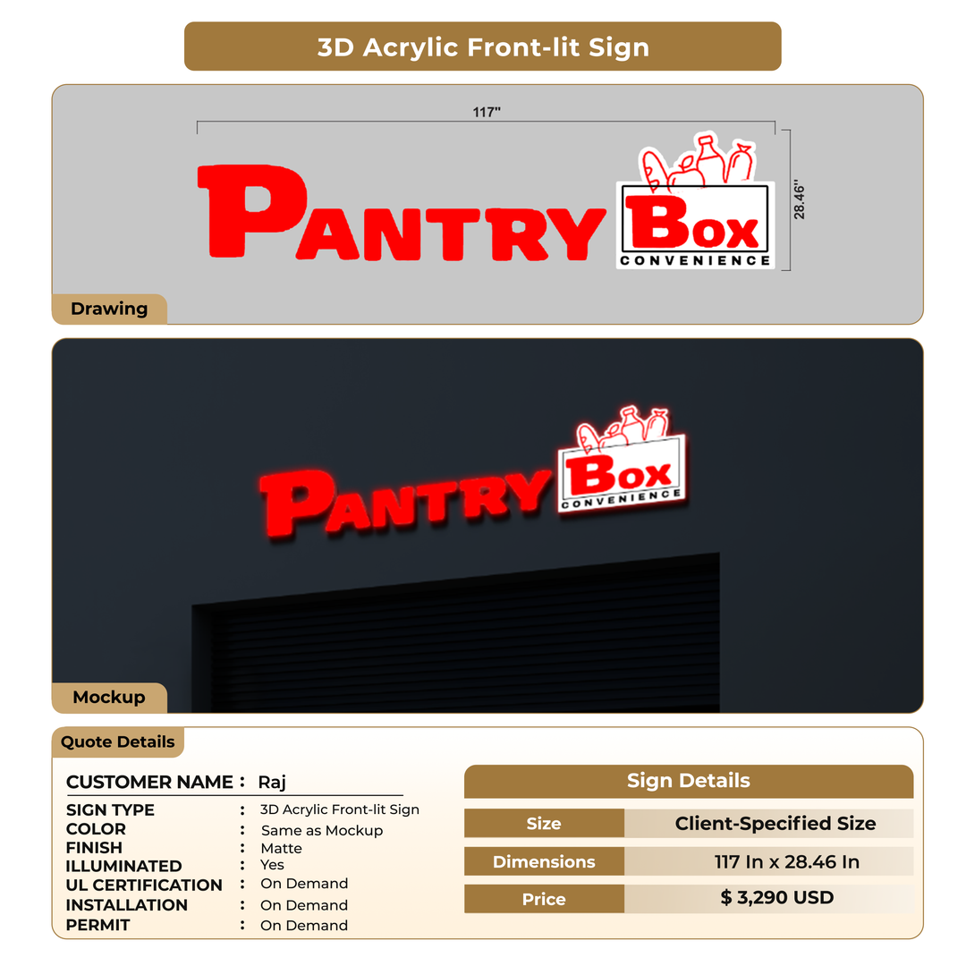 Custom Signs For Raj