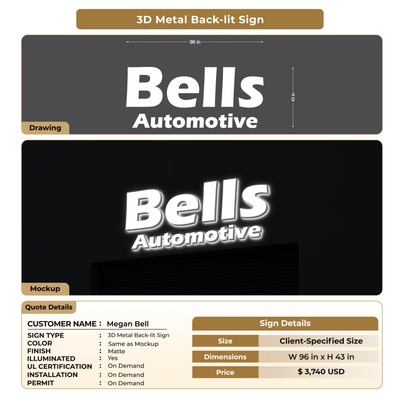 Custom Signs For Megan Bell