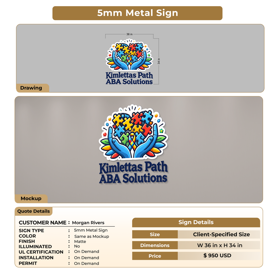 Custom Signs For Morgan Rivers