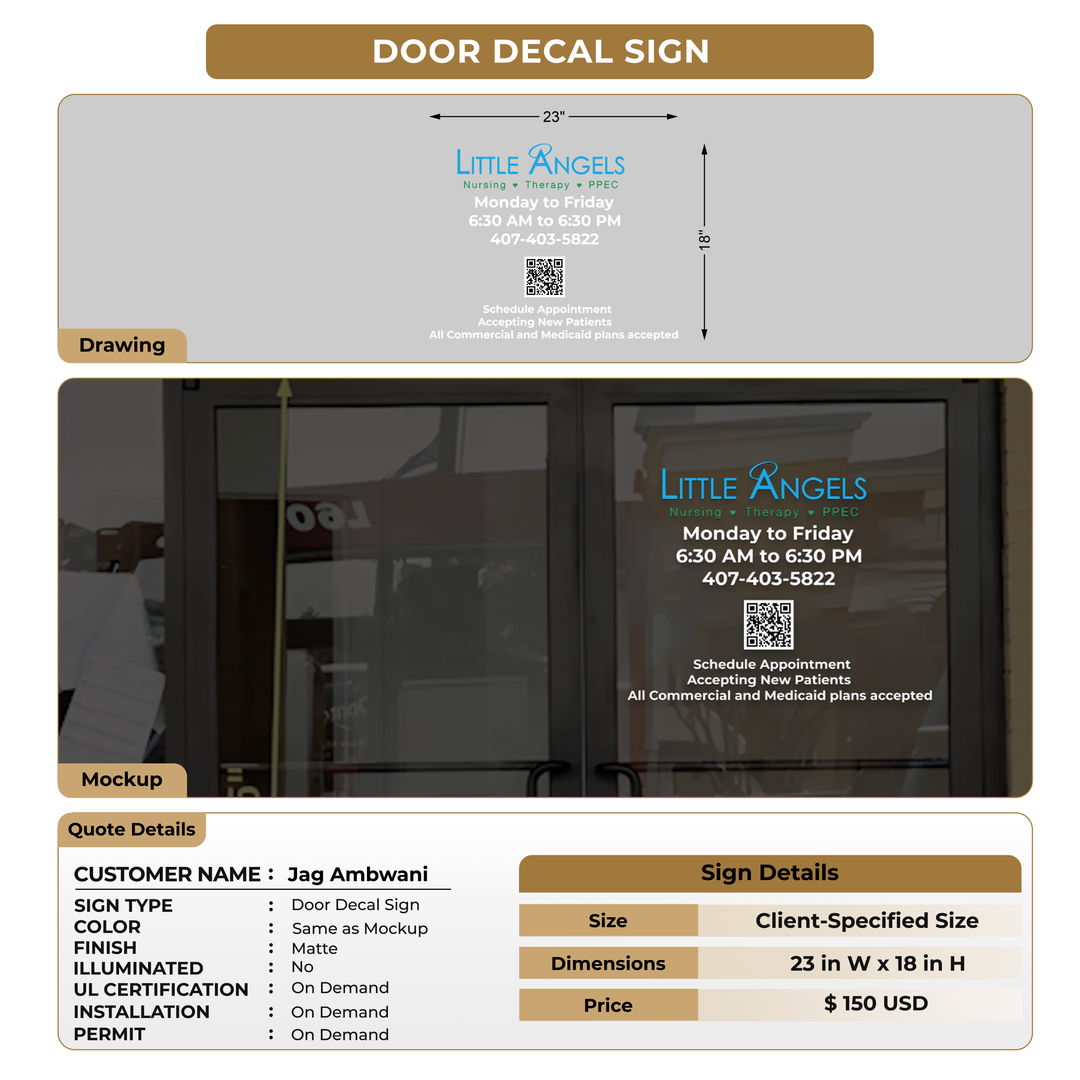 Custom Signs For Jag Ambwani