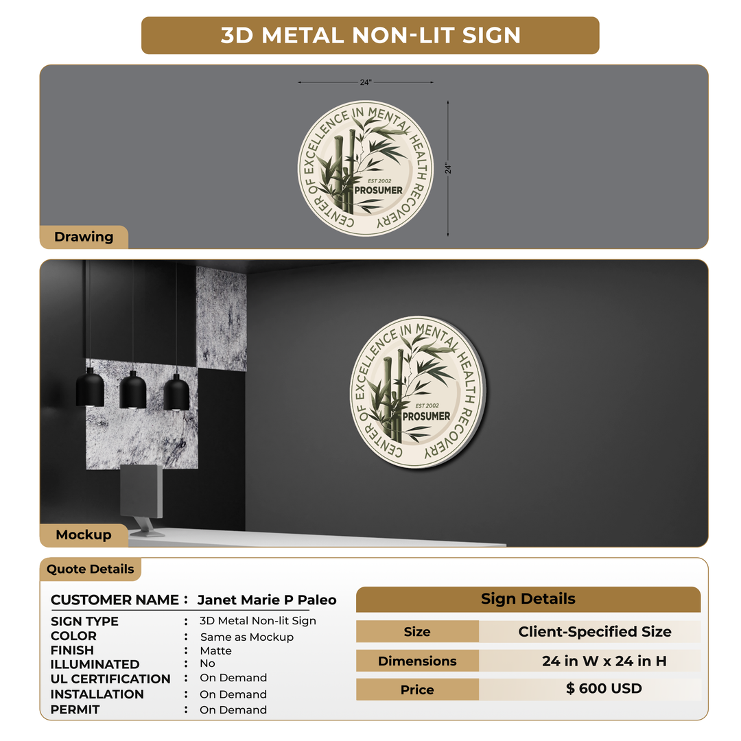 custom signs for Janet Marie P Paleo
