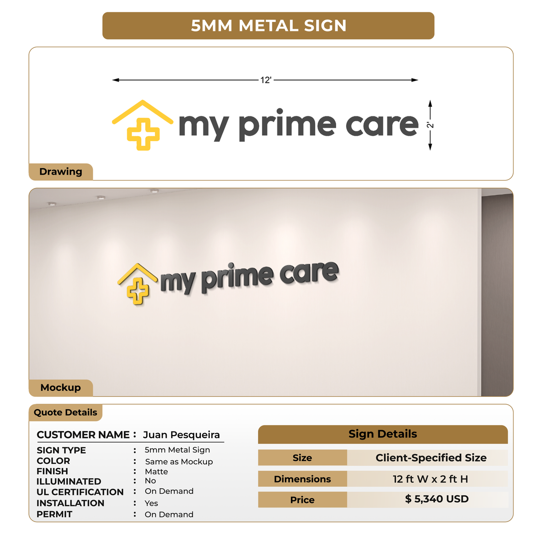 Custom Signs For Juan Pesqueira