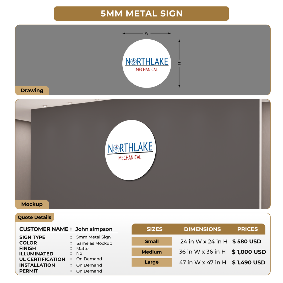 Custom Signs For John simpson