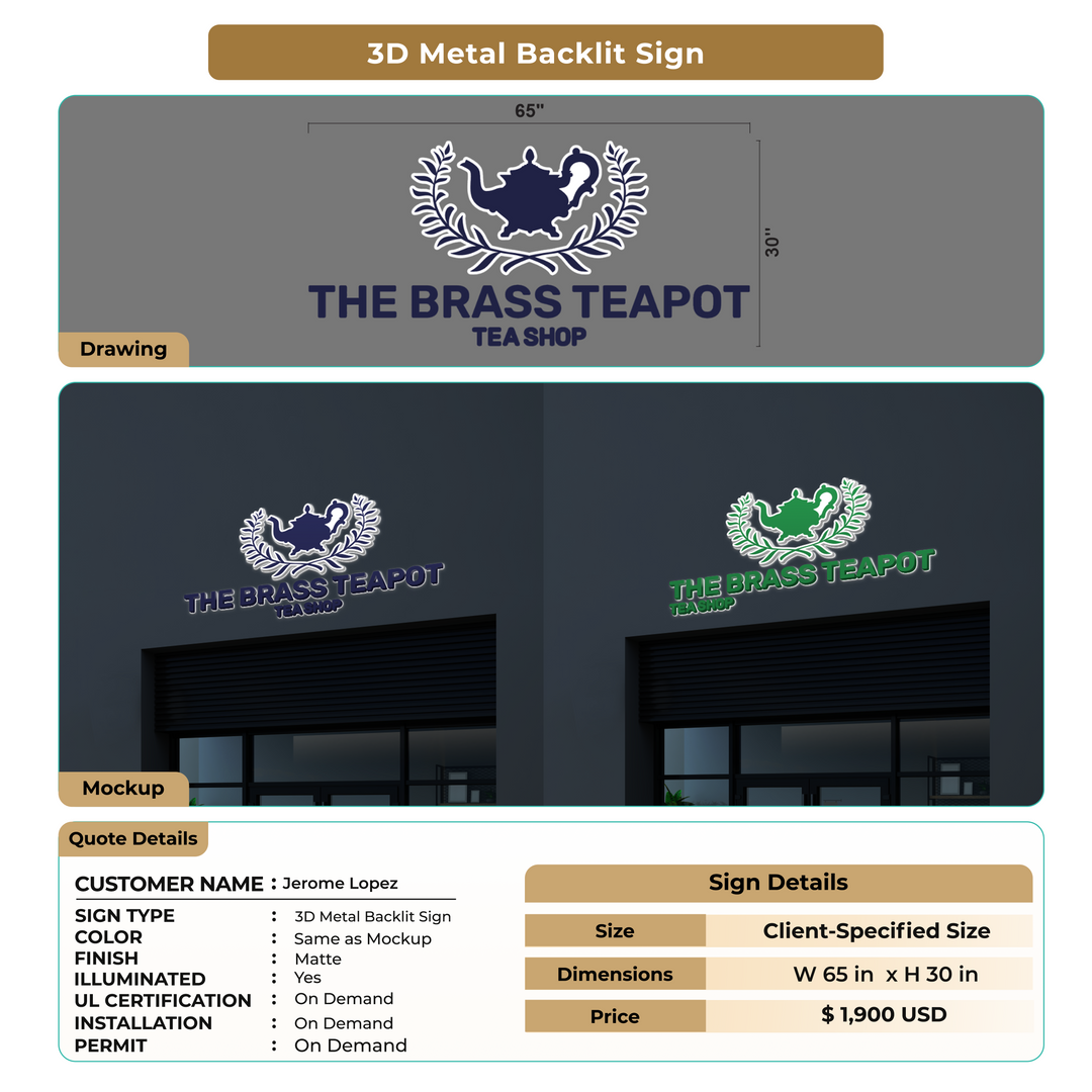 Custom Signs for Jerome Lopez
