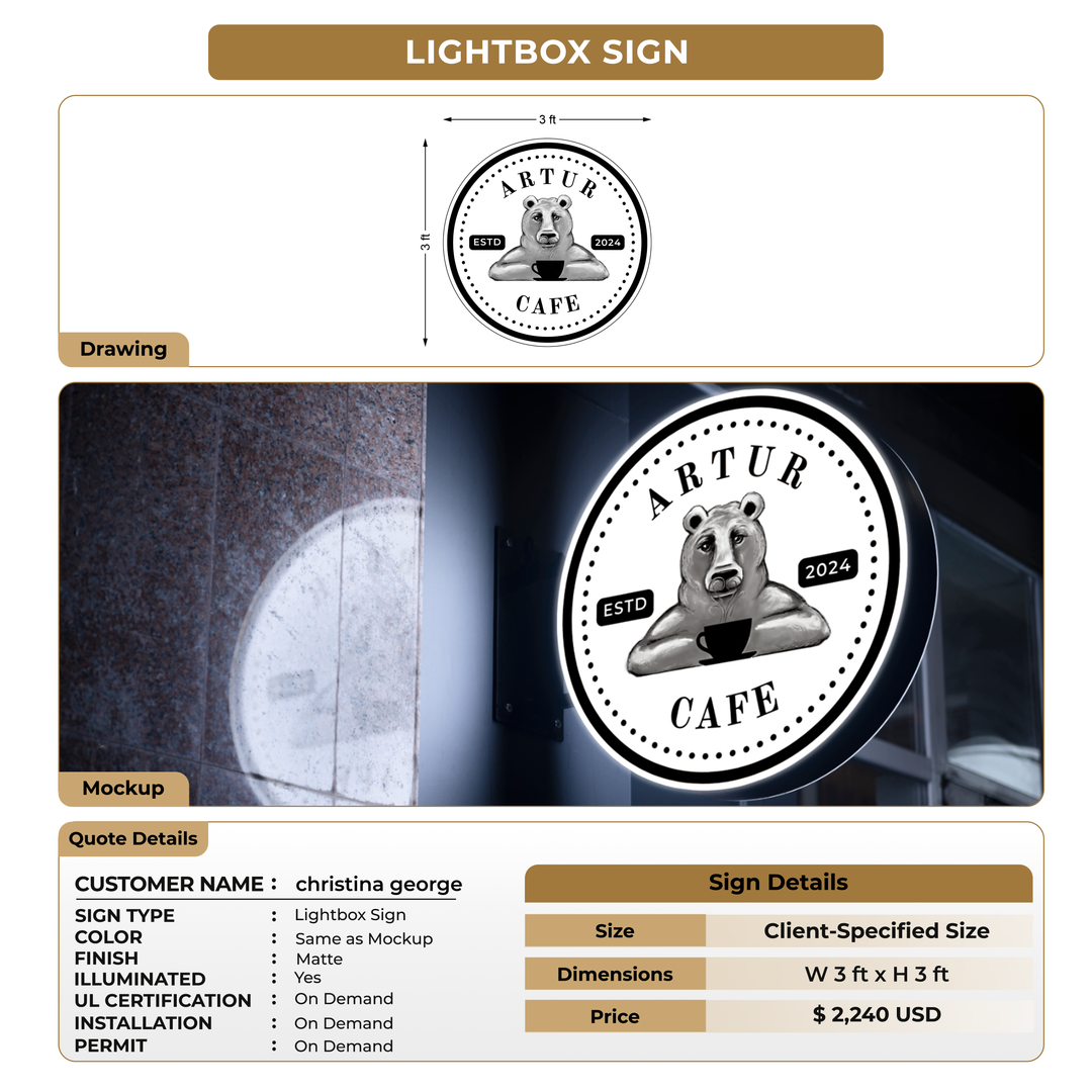 Lightbox for christina george