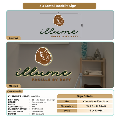 Business Signage for Katy Wing
